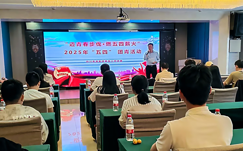 攀西公司开展“迈青春程序·燃五四薪火” 主题团日运动