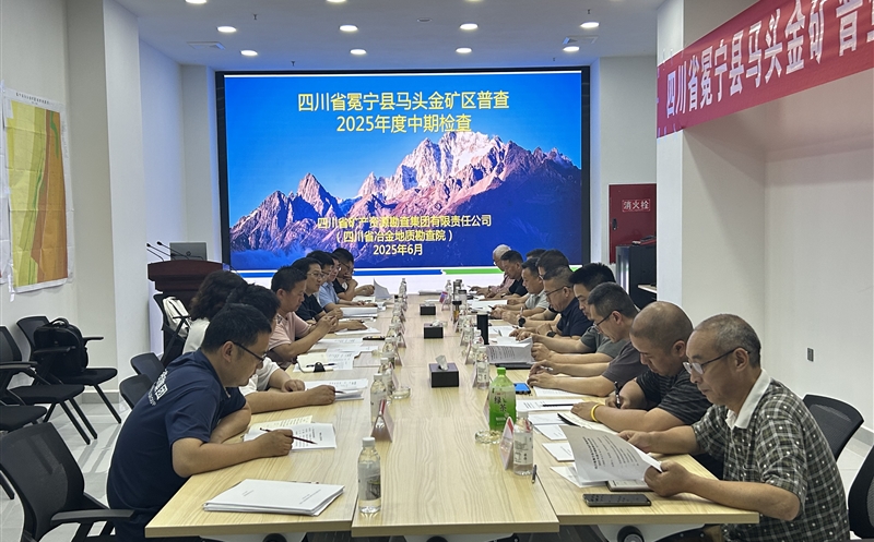 矿勘集团肩负的省财务投资项目冕宁县马头金矿区普查通过省自然AG真人娱乐厅2025年度中期检查